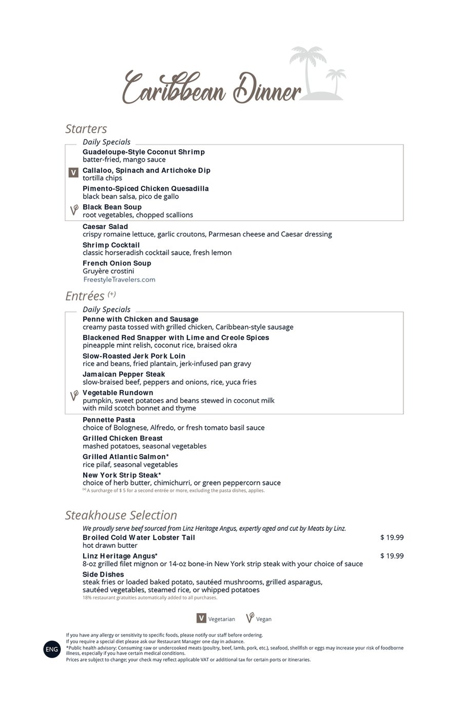 Night 5 — Caribbean Night — page 1